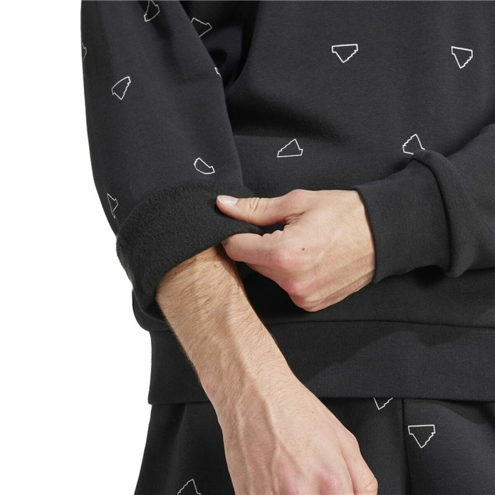 Men’s Sweatshirt without Hood Adidas Mngrm Black