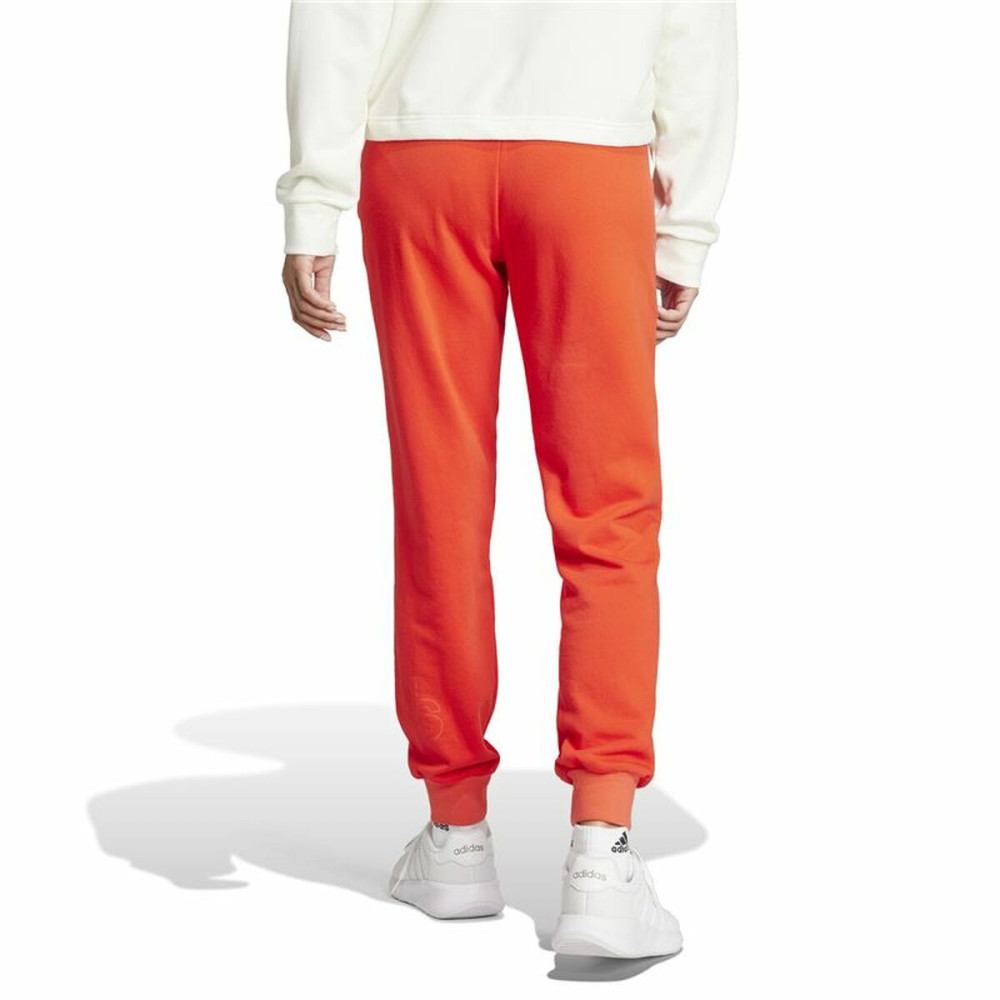 Long Sports Trousers Adidas Bluv Red Lady