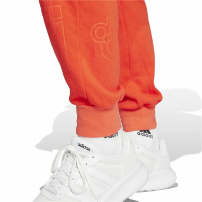 Long Sports Trousers Adidas Bluv Red Lady