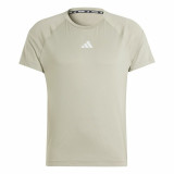 Men’s Short Sleeve T-Shirt Adidas Essentials Gym+ Beige