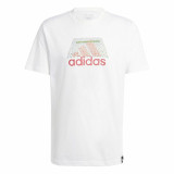 Men’s Short Sleeve T-Shirt Adidas Codes Bos Graphic White