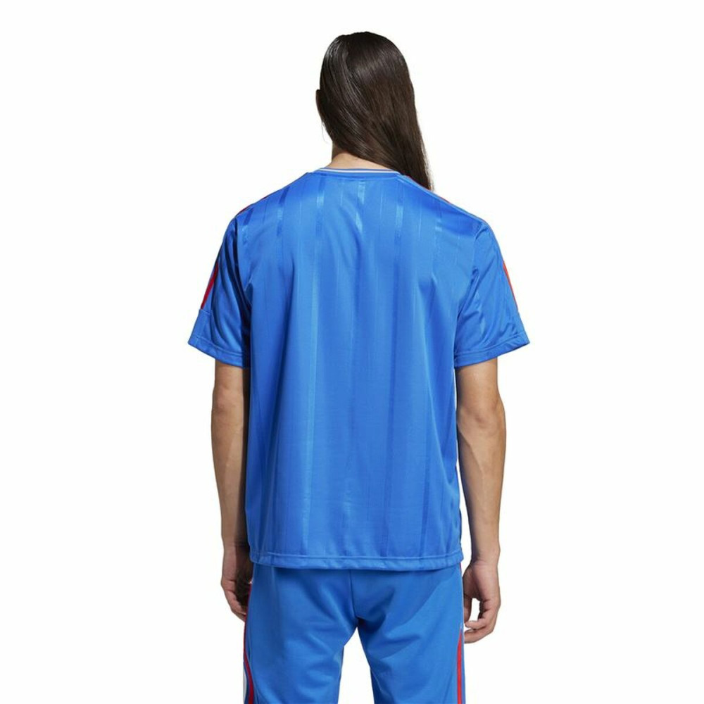 Men’s Short Sleeve T-Shirt Adidas Tiro Nations Pack Blue White