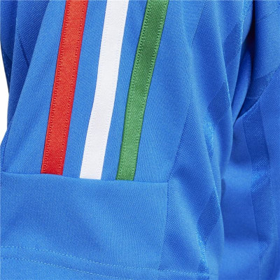 Men’s Short Sleeve T-Shirt Adidas Tiro Nations Pack Blue White