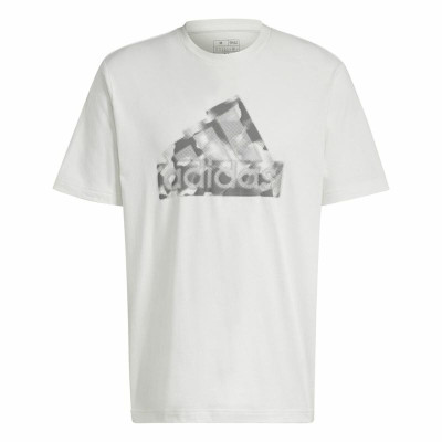 Men’s Short Sleeve T-Shirt Adidas Future Icons Graphic White
