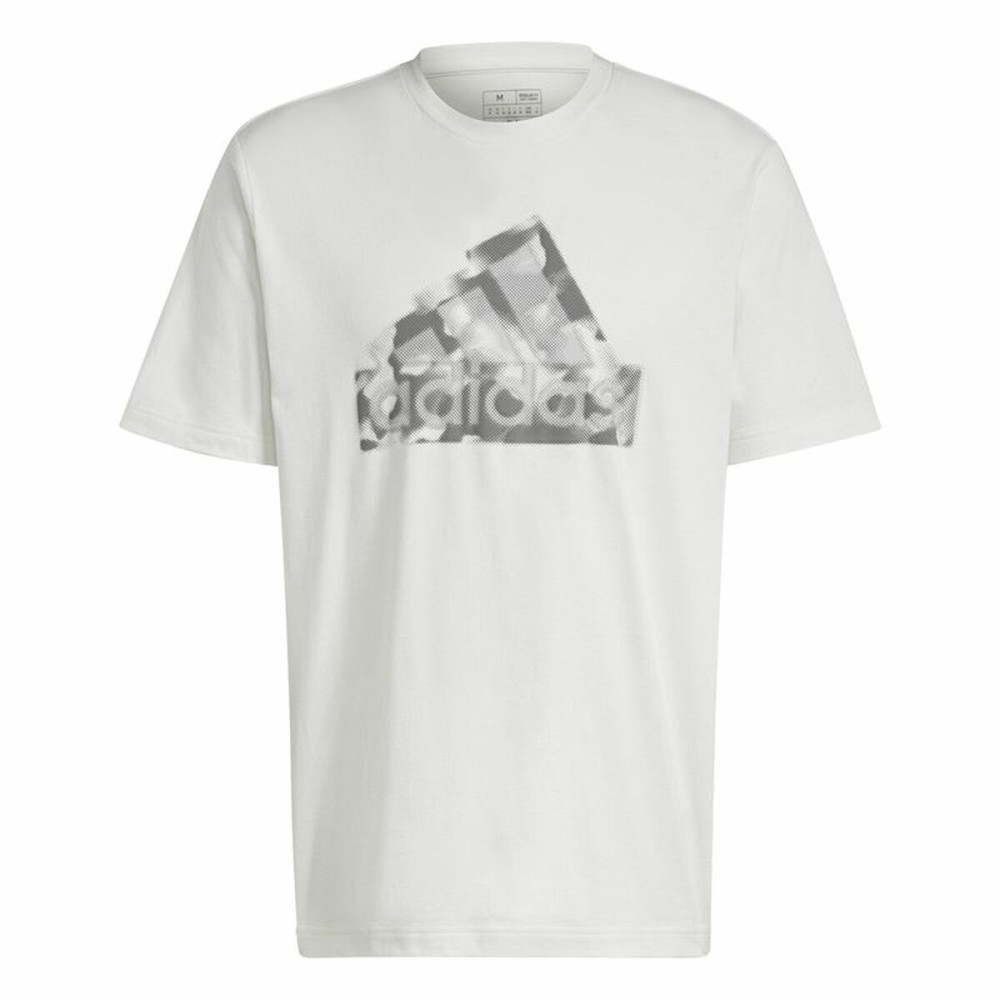 Men’s Short Sleeve T-Shirt Adidas Future Icons Graphic White