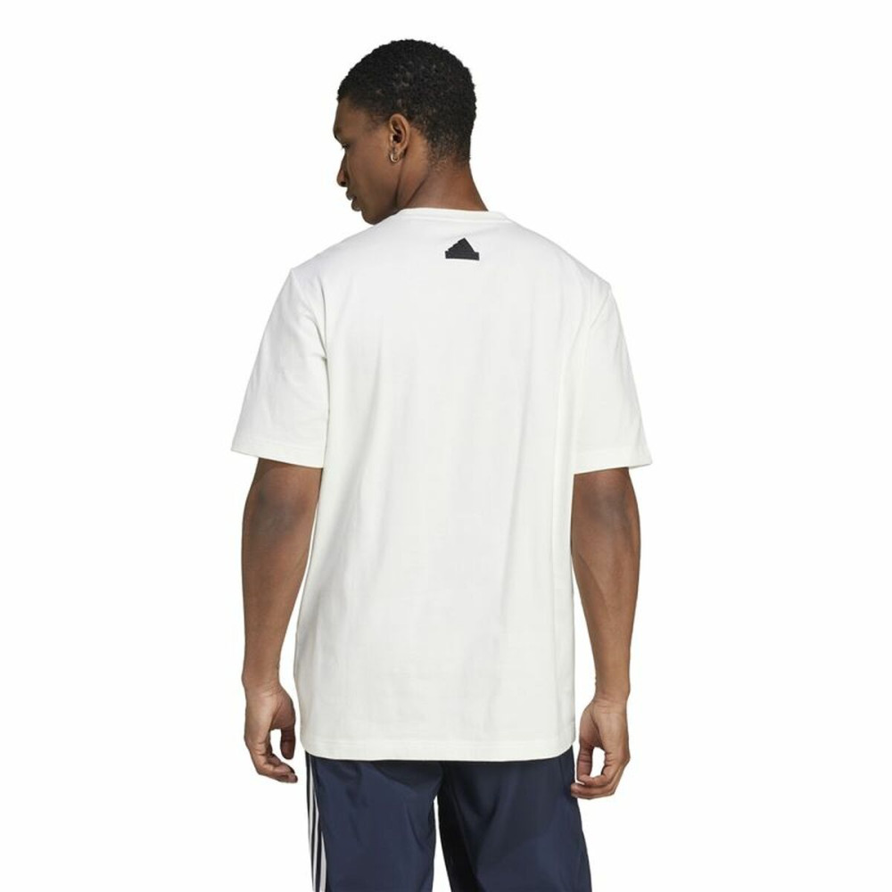 Men’s Short Sleeve T-Shirt Adidas Future Icons Graphic White