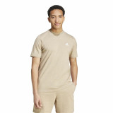 Men’s Short Sleeve T-Shirt Adidas Seasonal Essentials Melange Beige