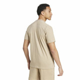 Men’s Short Sleeve T-Shirt Adidas Seasonal Essentials Melange Beige