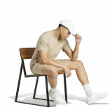 Men’s Short Sleeve T-Shirt Adidas Seasonal Essentials Melange Beige