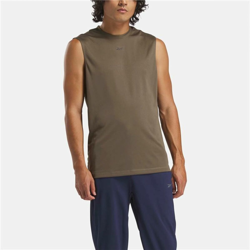 Men's Sleeveless T-shirt Reebok Id Train Slvls Tech Brown