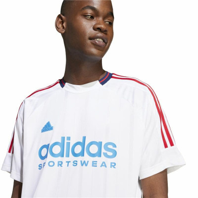 Men’s Short Sleeve T-Shirt Adidas Tiro Nations Pack White