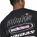 Men’s Short Sleeve T-Shirt Adidas House Of Tiro Summer Graphic Black