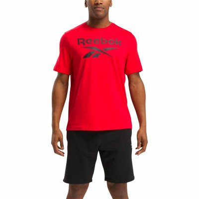 Men’s Short Sleeve T-Shirt Reebok Reebok Identity Big Red
