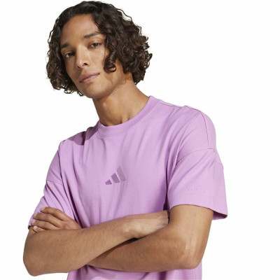 Men’s Short Sleeve T-Shirt Adidas All Szn Purple