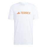 Men’s Short Sleeve T-Shirt Adidas Mt Log Tech White