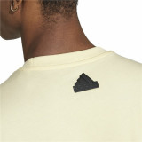 Men’s Short Sleeve T-Shirt Adidas House Of Tiro Summer Linear Graphic Yellow