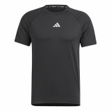 Men’s Short Sleeve T-Shirt Adidas Essentials Gym+ Black