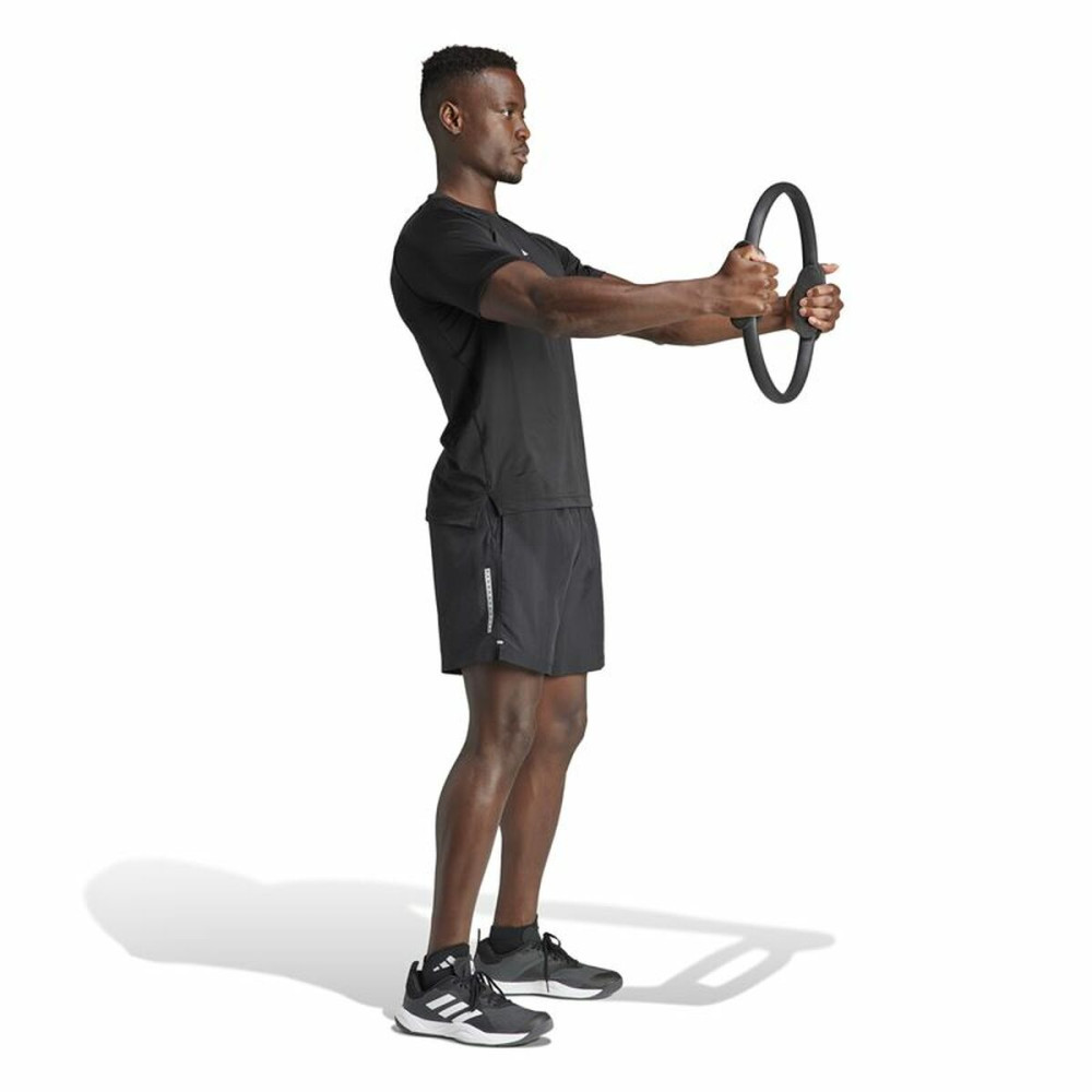 Men’s Short Sleeve T-Shirt Adidas Essentials Gym+ Black