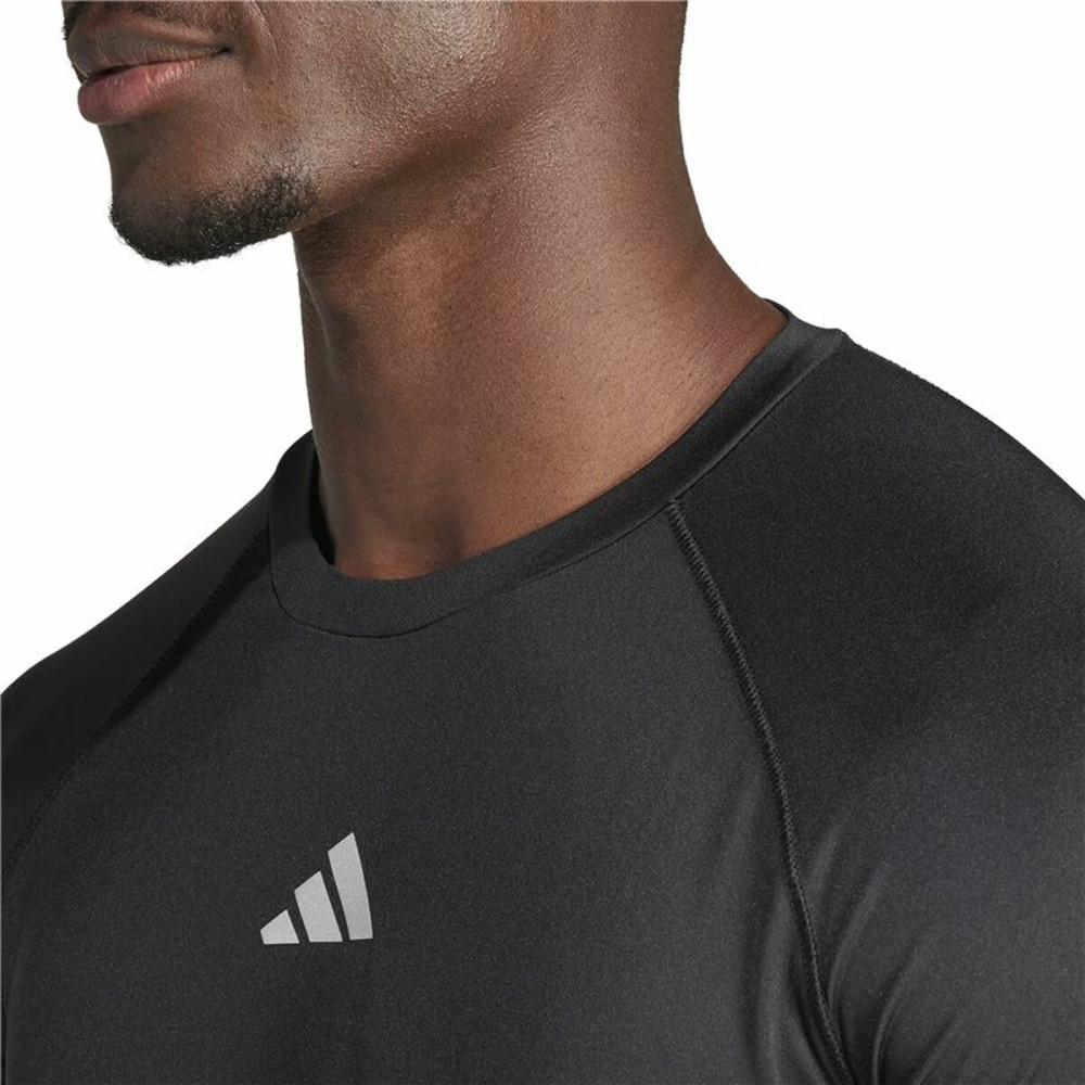 Men’s Short Sleeve T-Shirt Adidas Essentials Gym+ Black