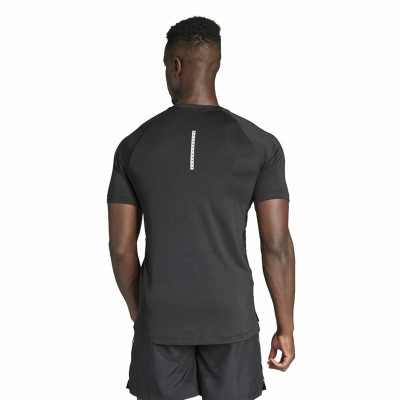 Men’s Short Sleeve T-Shirt Adidas Essentials Gym+ Black