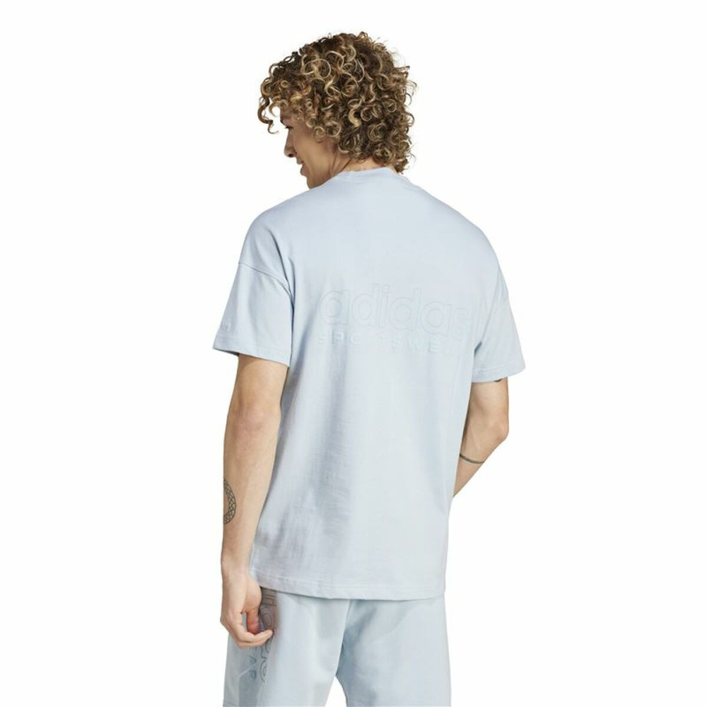 Men’s Short Sleeve T-Shirt Adidas All Szn Graphic Blue