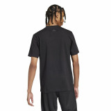 Men’s Short Sleeve T-Shirt Adidas House Of Tiro Metallic Graphic Black