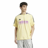 Men’s Short Sleeve T-Shirt Adidas House Of Tiro Jacquard Yellow