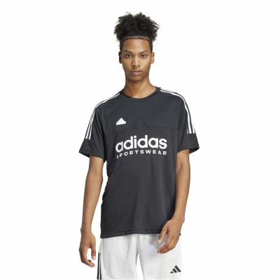 Men’s Short Sleeve T-Shirt Adidas Tiro Q1 Black