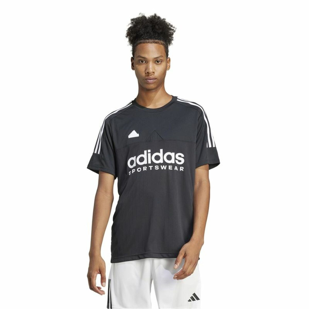 Men’s Short Sleeve T-Shirt Adidas Tiro Q1 Black