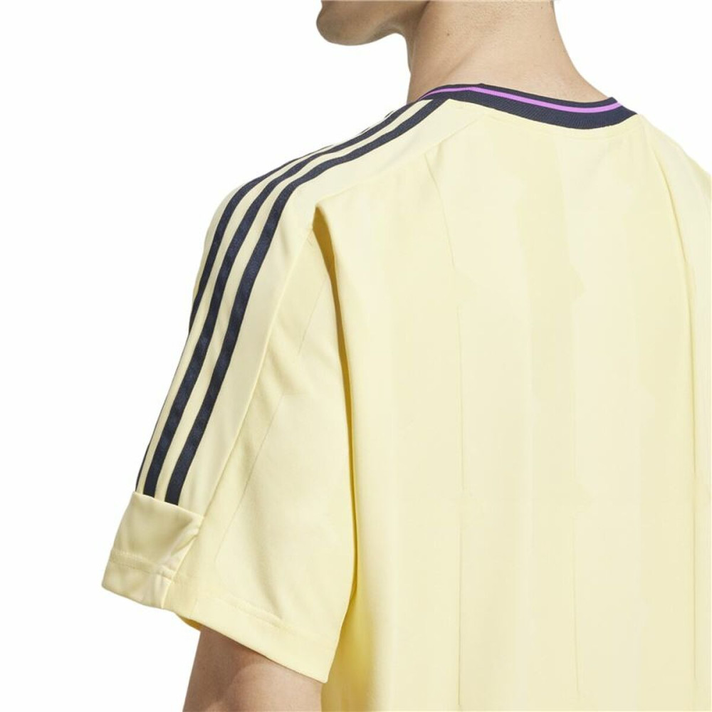 Men’s Short Sleeve T-Shirt Adidas House Of Tiro Jacquard Yellow