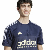 Men’s Short Sleeve T-Shirt Adidas Tiro Blue