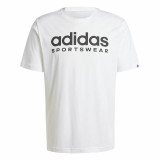 Men’s Short Sleeve T-Shirt Adidas Spw White