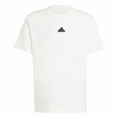 Men’s Short Sleeve T-Shirt Adidas Brand Love White