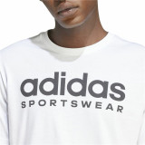 Men’s Short Sleeve T-Shirt Adidas Spw White