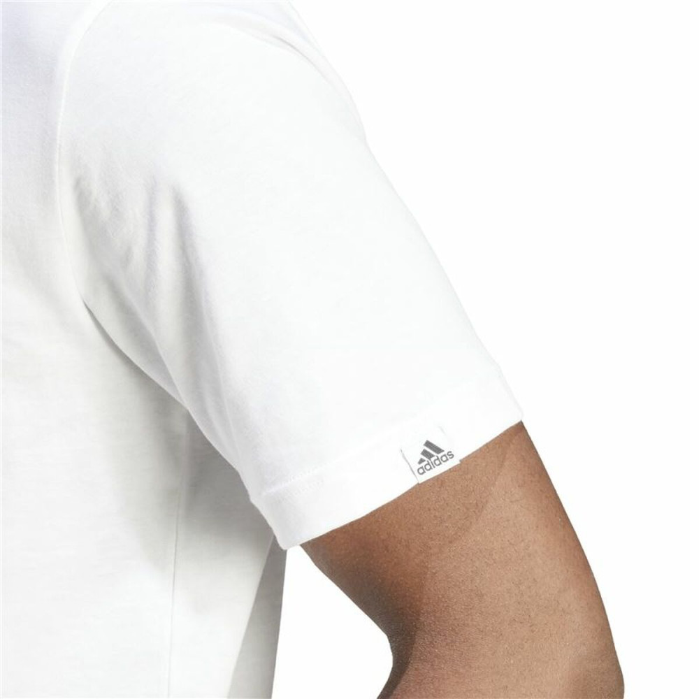 Men’s Short Sleeve T-Shirt Adidas Spw White