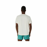 Men’s Short Sleeve T-Shirt Asics Fujitrail Logo Ss Top White