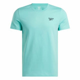 Men’s Short Sleeve T-Shirt Reebok Identity Smal Blue Sky blue