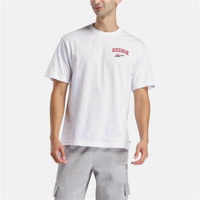 Men’s Short Sleeve T-Shirt Reebok Gs Hs Guaranteed Tee White