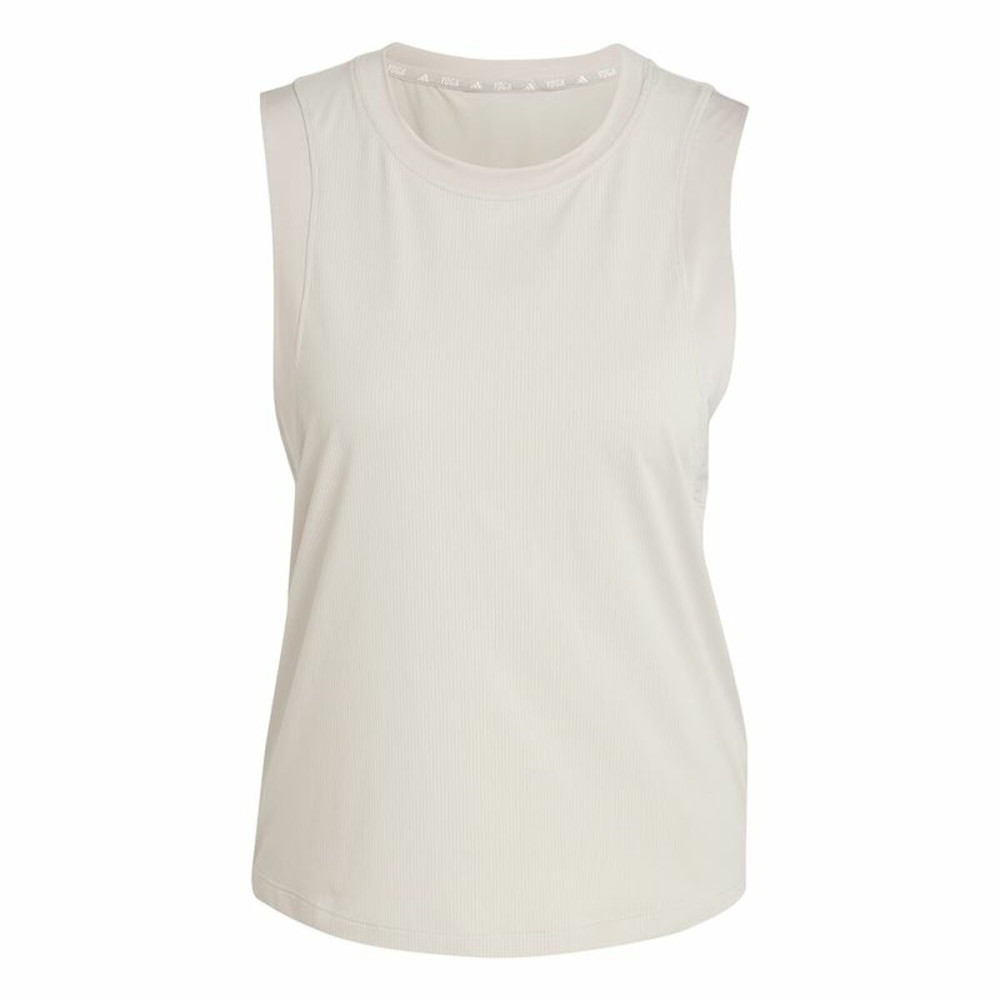 Tank Top Women Adidas Studio Beige