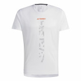 Men’s Short Sleeve T-Shirt Adidas Agr Shirt White