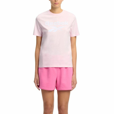 Women’s Short Sleeve T-Shirt Reebok Identity Big Pink
