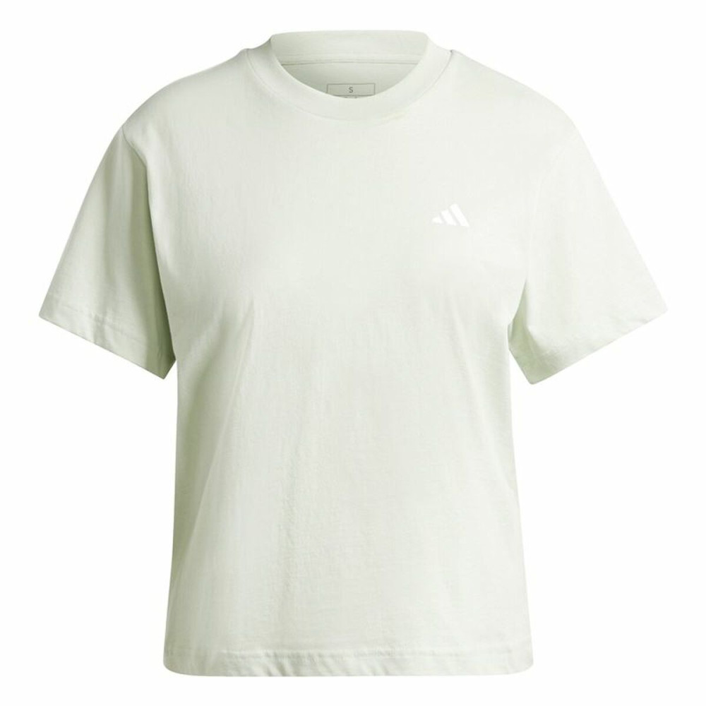 Women’s Short Sleeve T-Shirt Adidas Essentials Small Logo Green