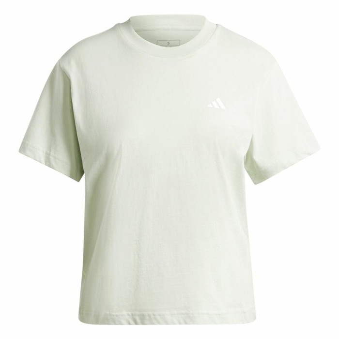 Women’s Short Sleeve T-Shirt Adidas Essentials Small Logo Green