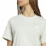 Women’s Short Sleeve T-Shirt Adidas Essentials Small Logo Green