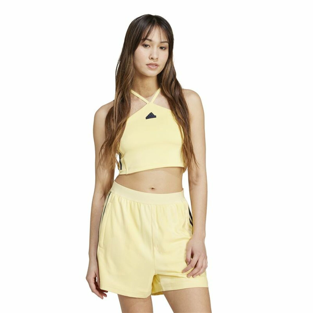 Tank Top Women Adidas Tiro Cut Yellow