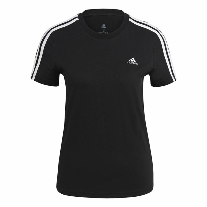 Women’s Short Sleeve T-Shirt Adidas 3S T Black