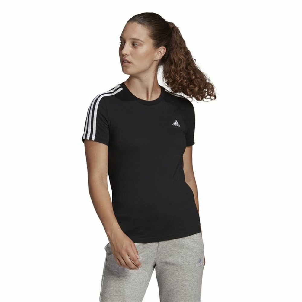 Women’s Short Sleeve T-Shirt Adidas 3S T Black