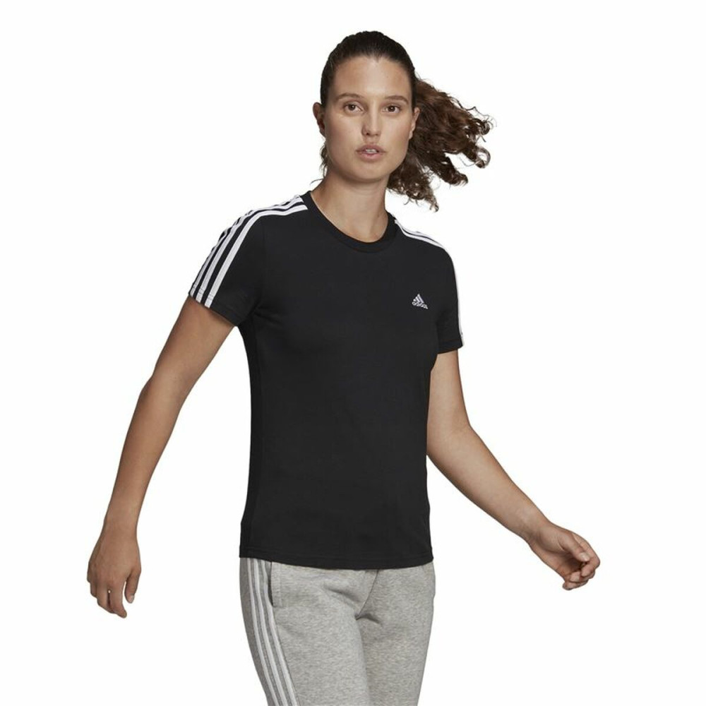 Women’s Short Sleeve T-Shirt Adidas 3S T Black