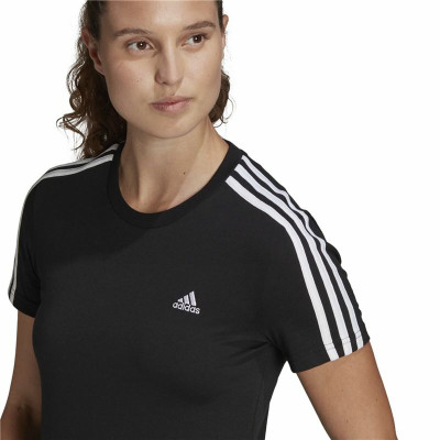 Women’s Short Sleeve T-Shirt Adidas 3S T Black
