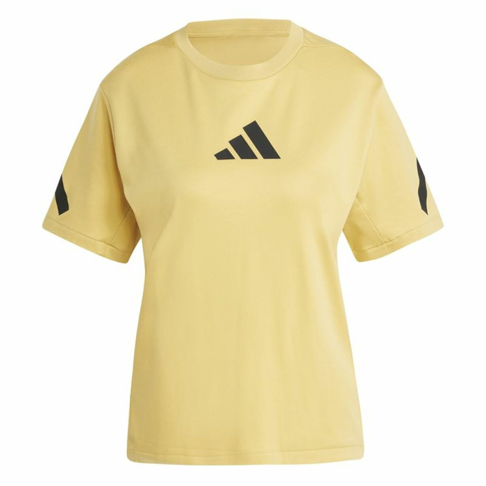 Women’s Short Sleeve T-Shirt Adidas Z.N.E. Yellow